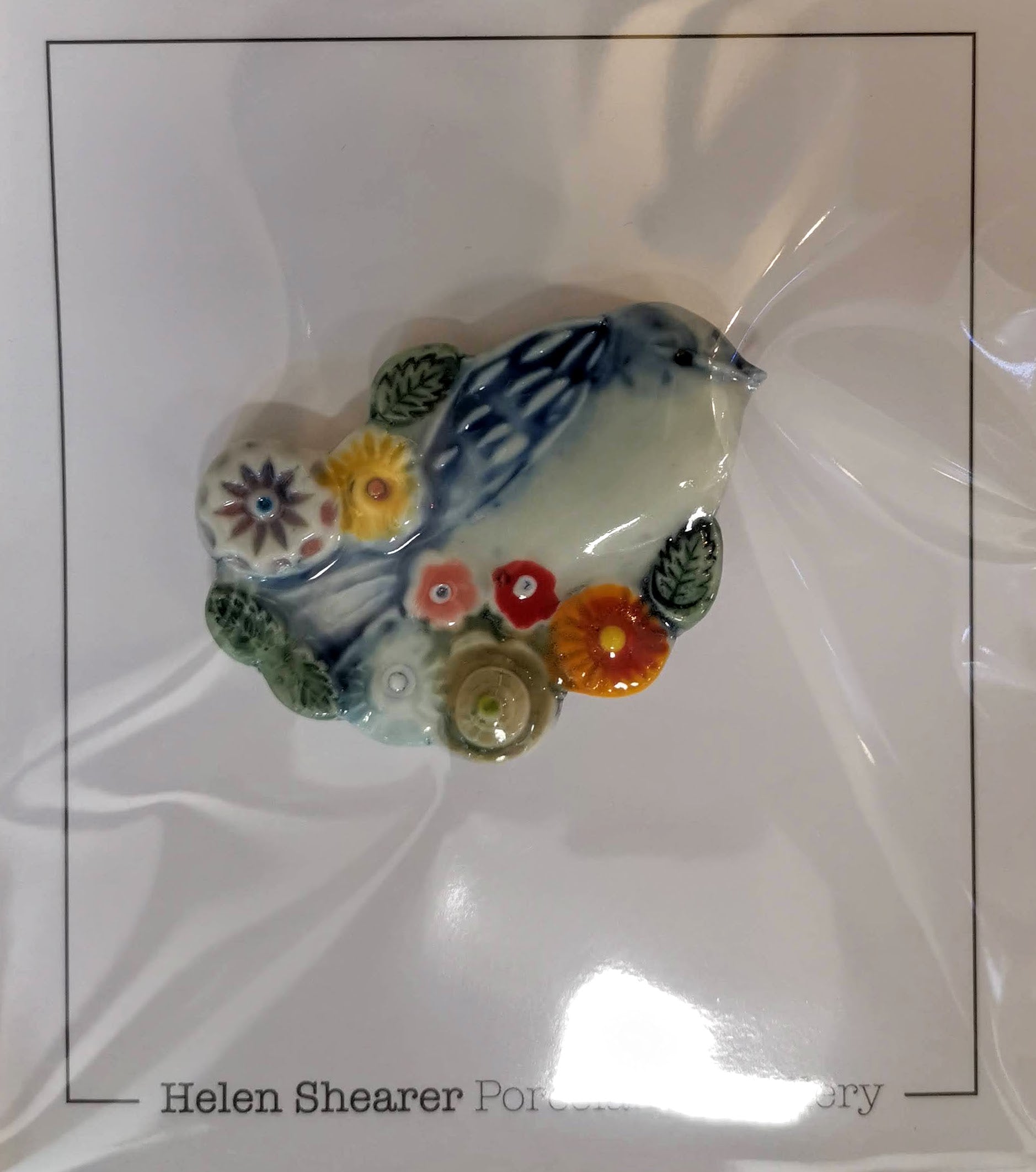 Helen Shearer Porcelain Brooch