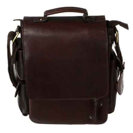 Tinnakeenly Brown Leather Utility Bag (2 Colours)