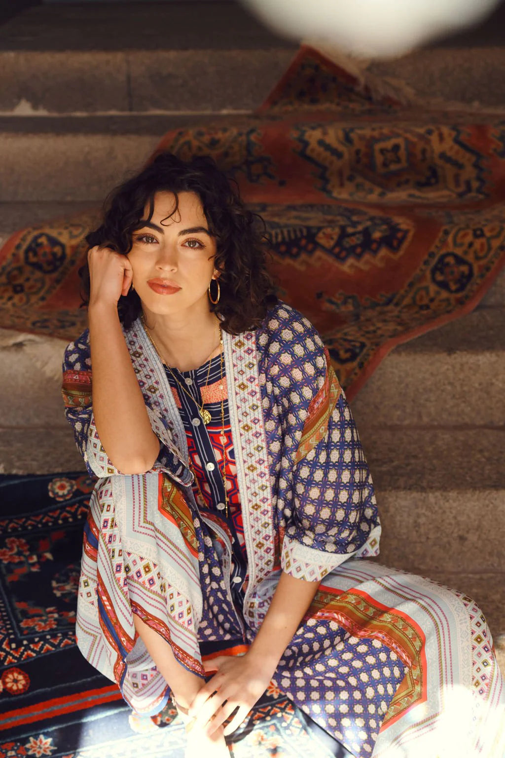 Moorish Indigo Kimono