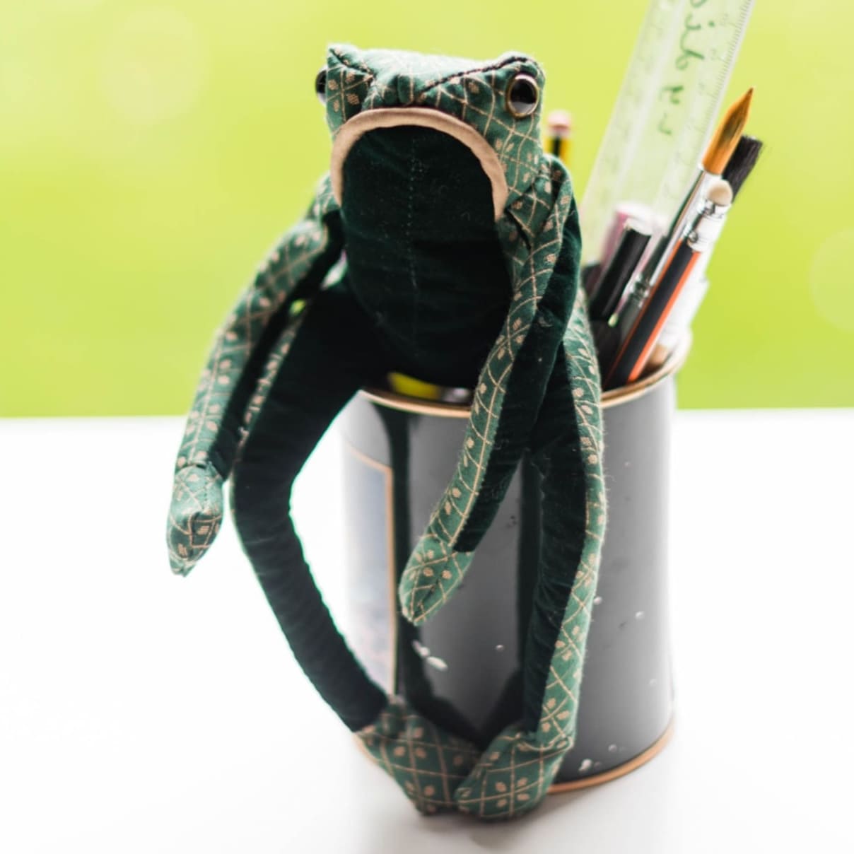 Frederick Frog Junior Fabric Paperweight