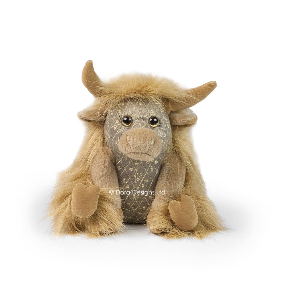 Angus Highland Cow Doorstop