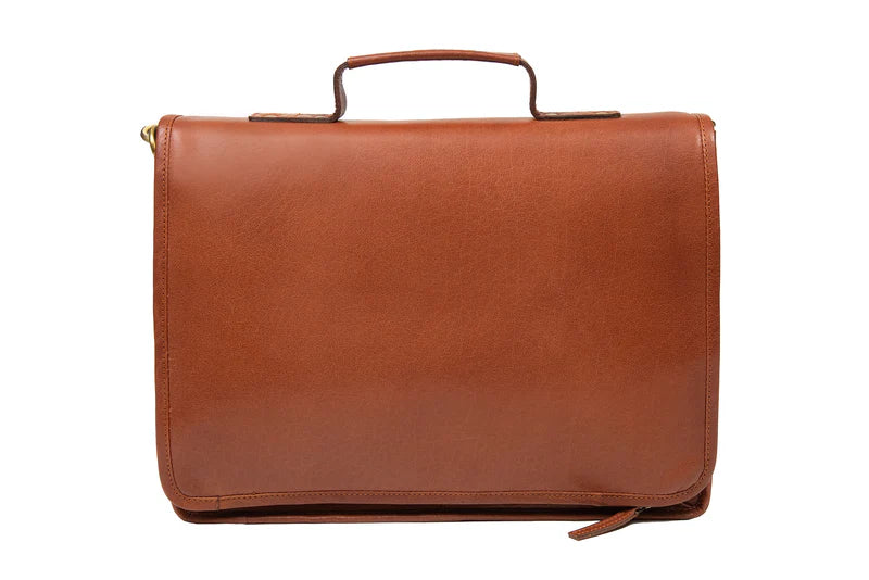 Tinnakeenly Leathers Mac Book Satchel Bag