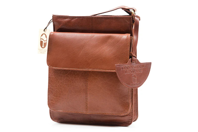 Tinnakeenly Brown Leather Sling Bag (4 colours)