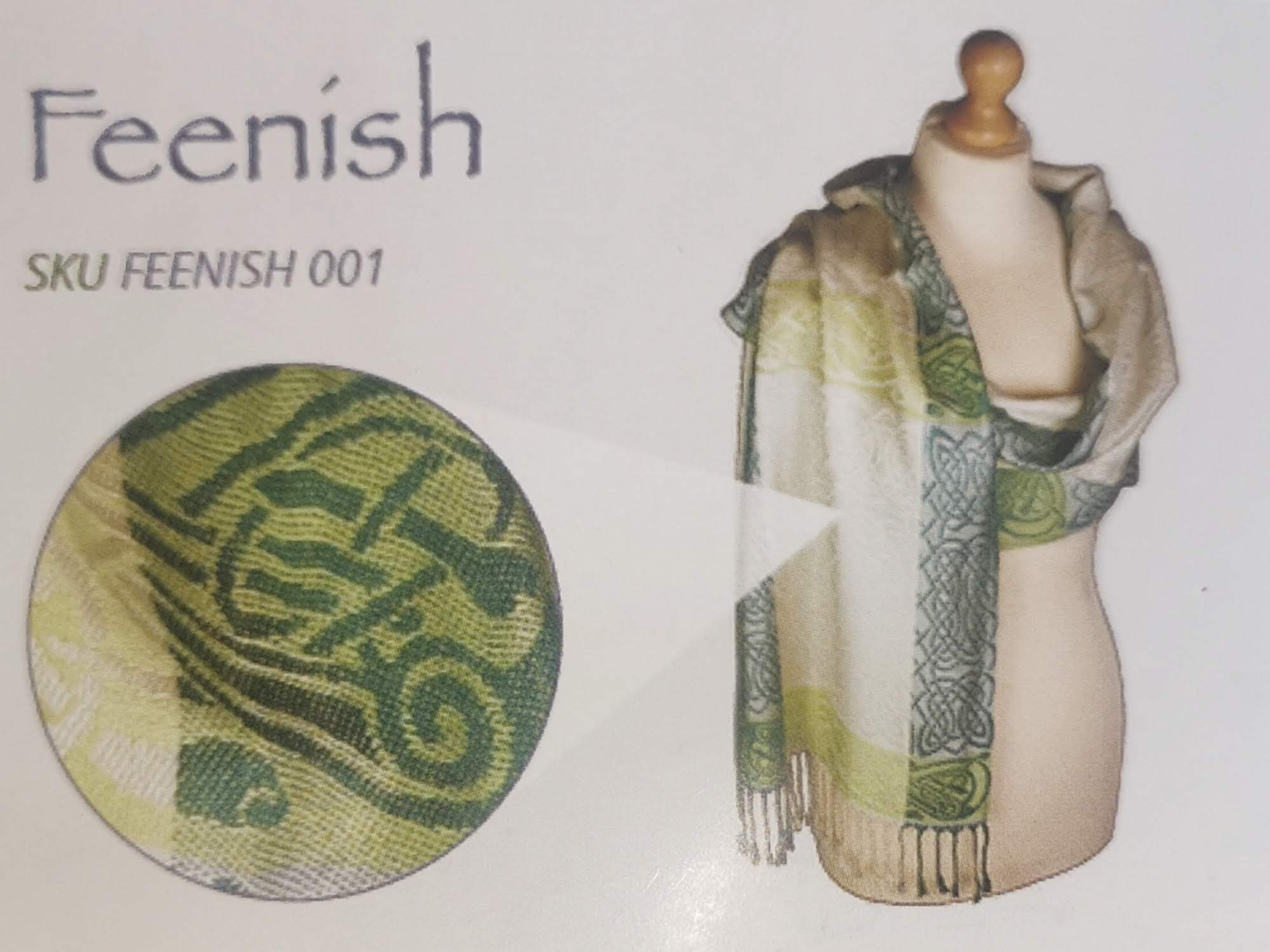 Feenish – Celtic Pashmina Scarf