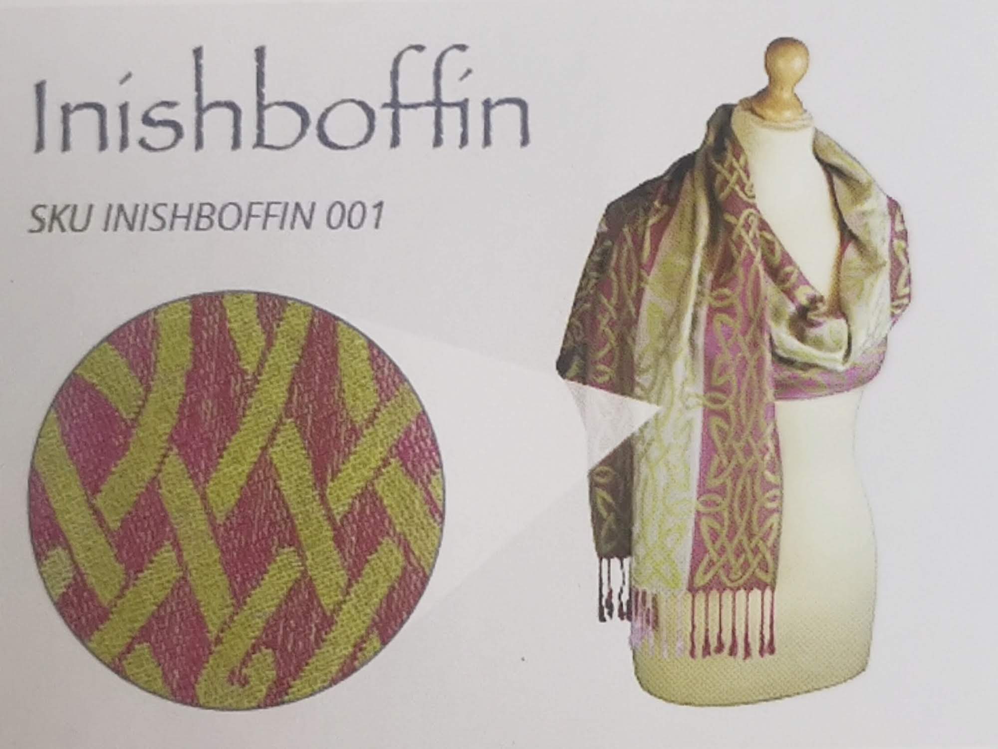 Inishbofin – Celtic Pashmina Scarf