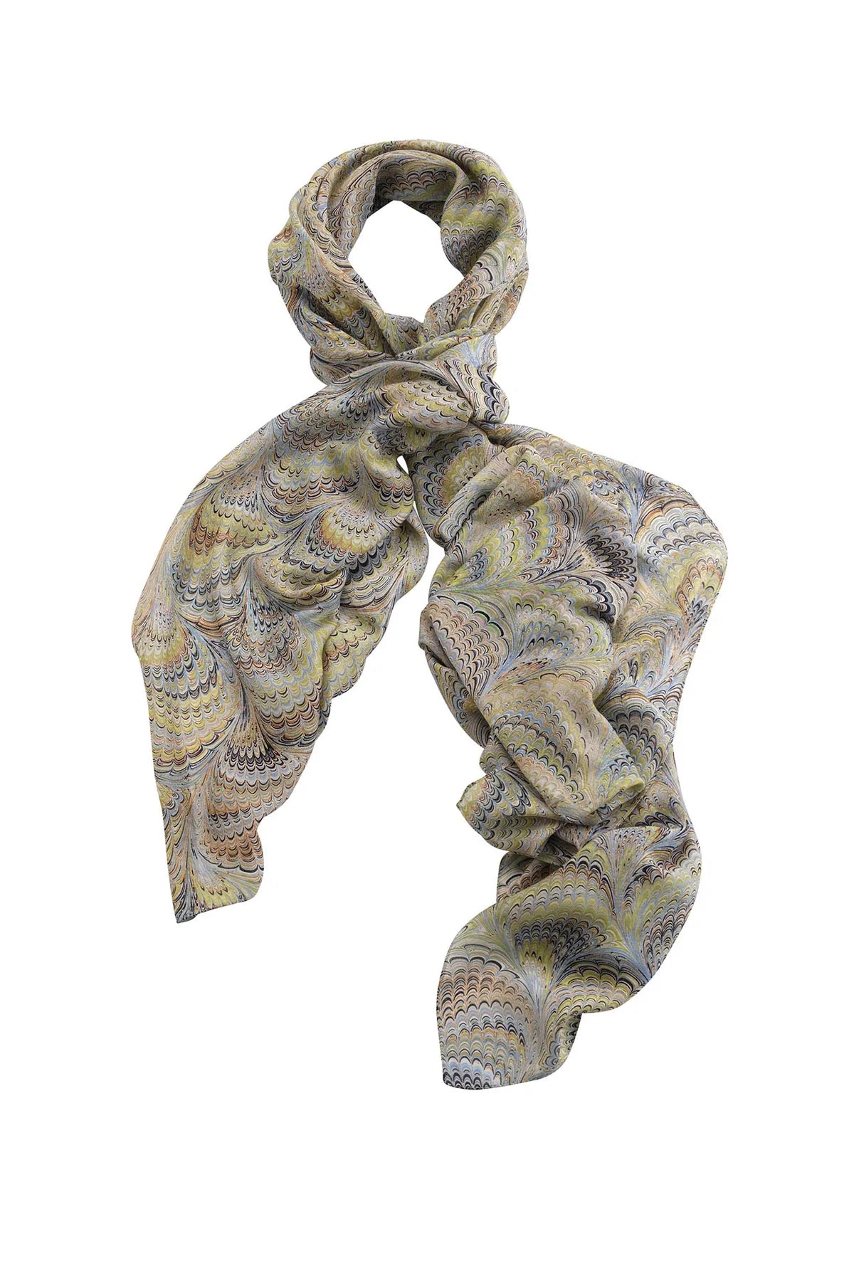 Marbled Green Scarf