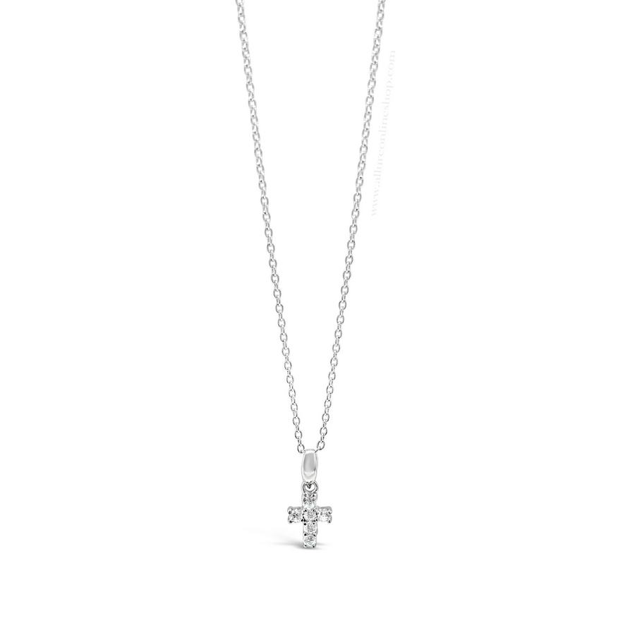 Absolute Kids Collection HCC107 Silver Cross And Chain