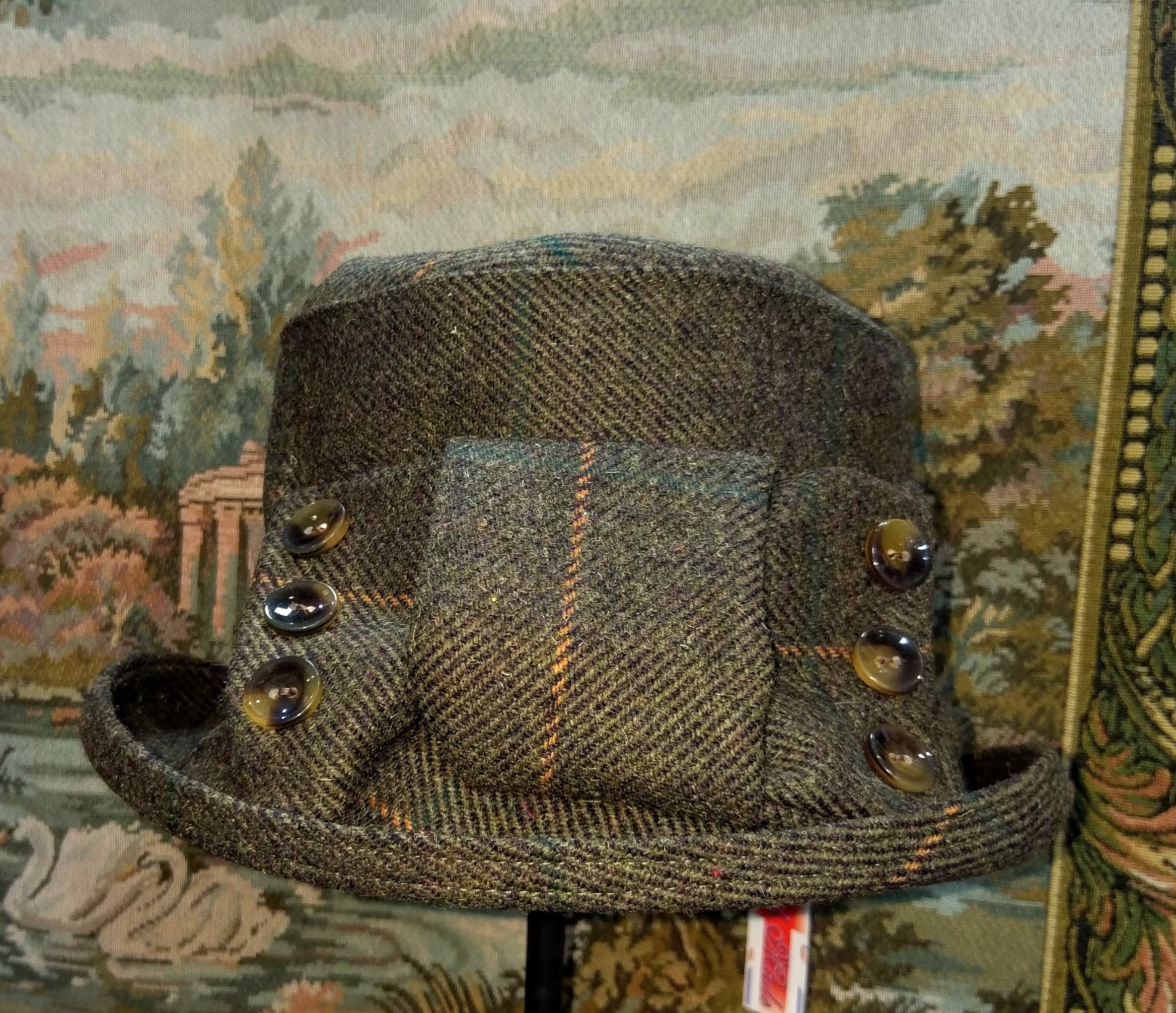 Designer Hat - Tweed Hat