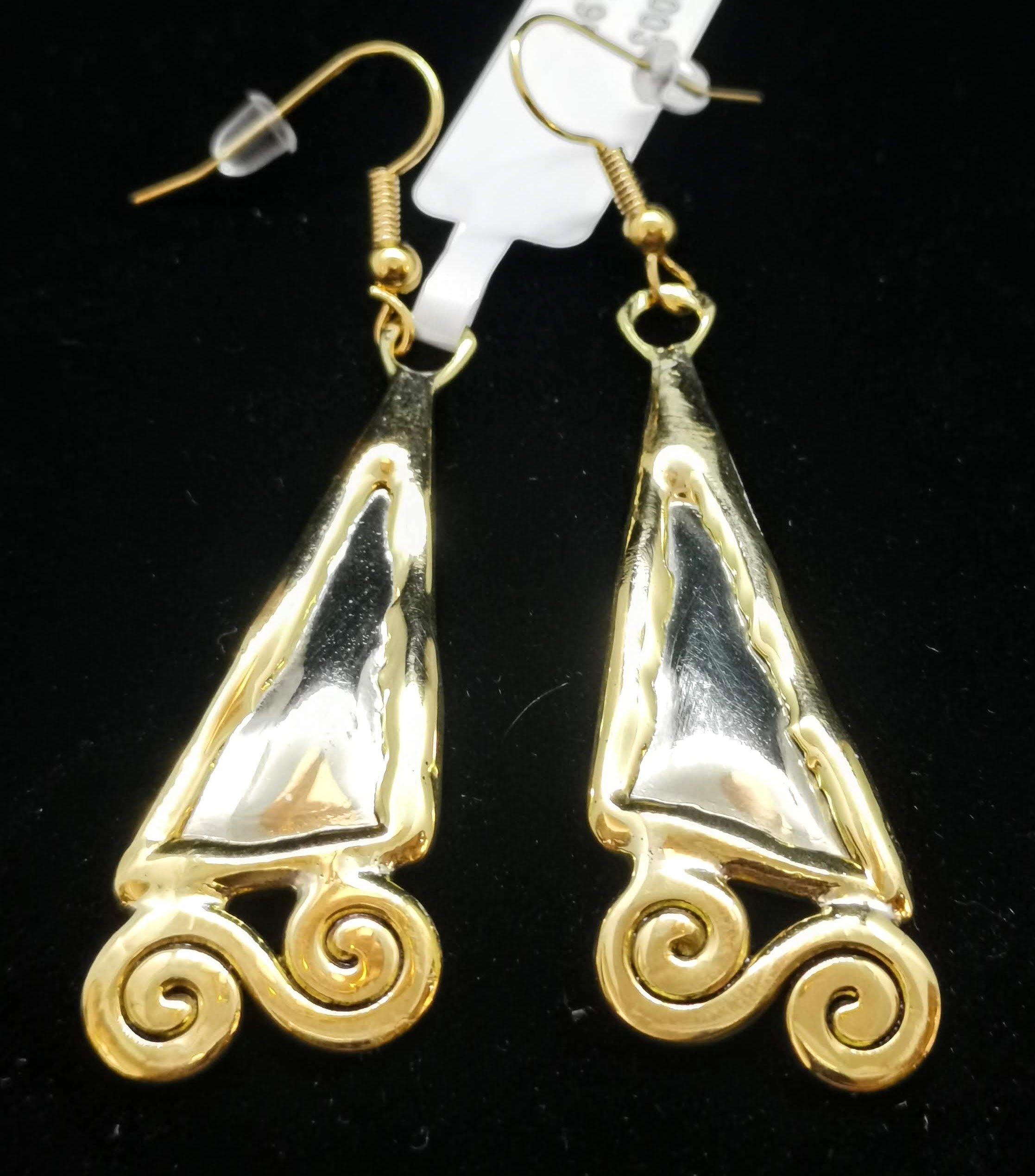 Triangle Celtic Earrings