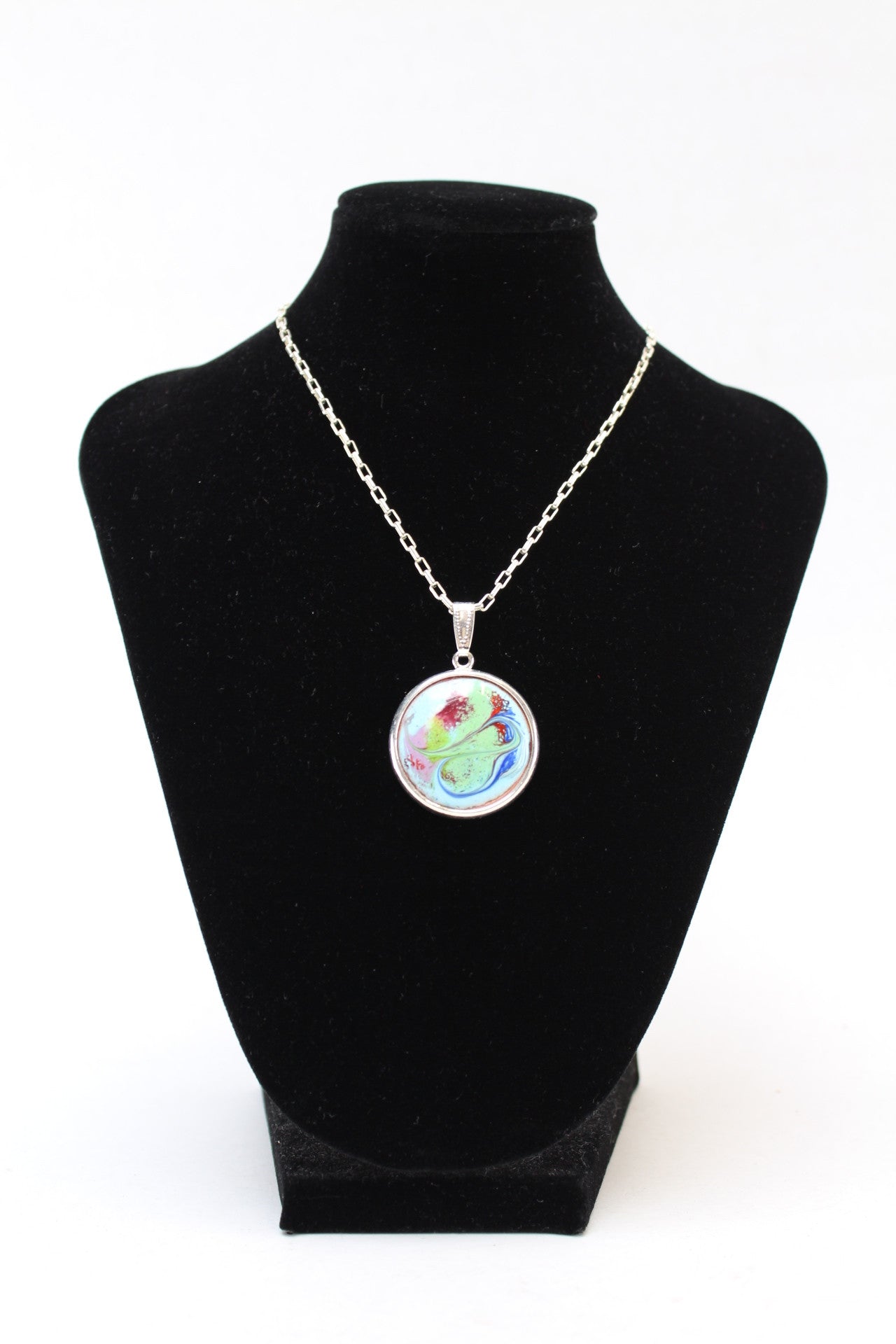 Meab Enamels - Silver Plated Pendant