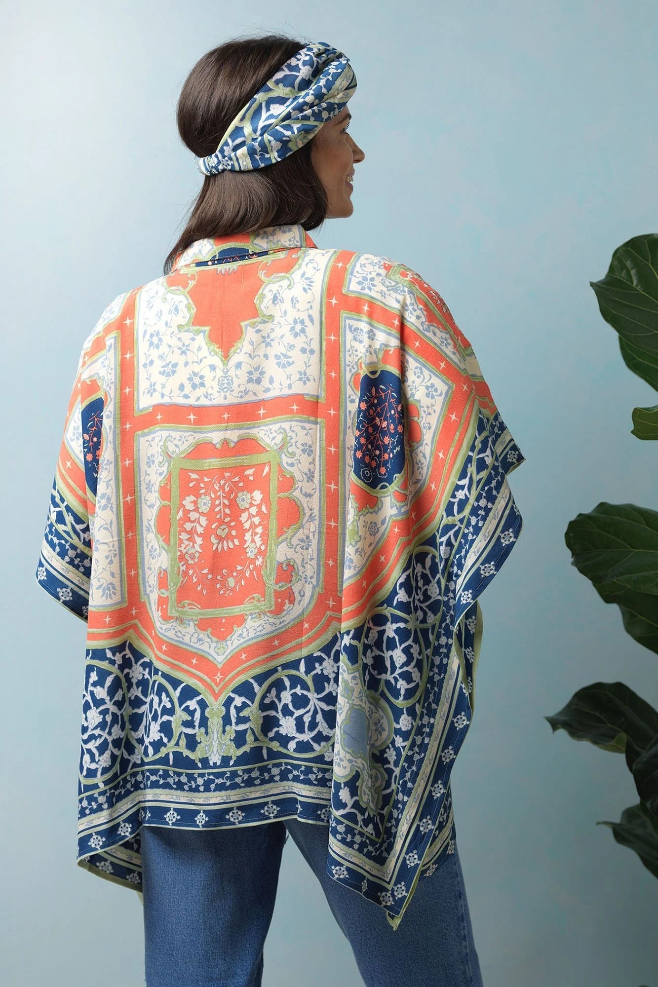 Jaipur Blue Tunic Top