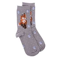 Wrendale Born To Be Wild Fox Ankle Socks