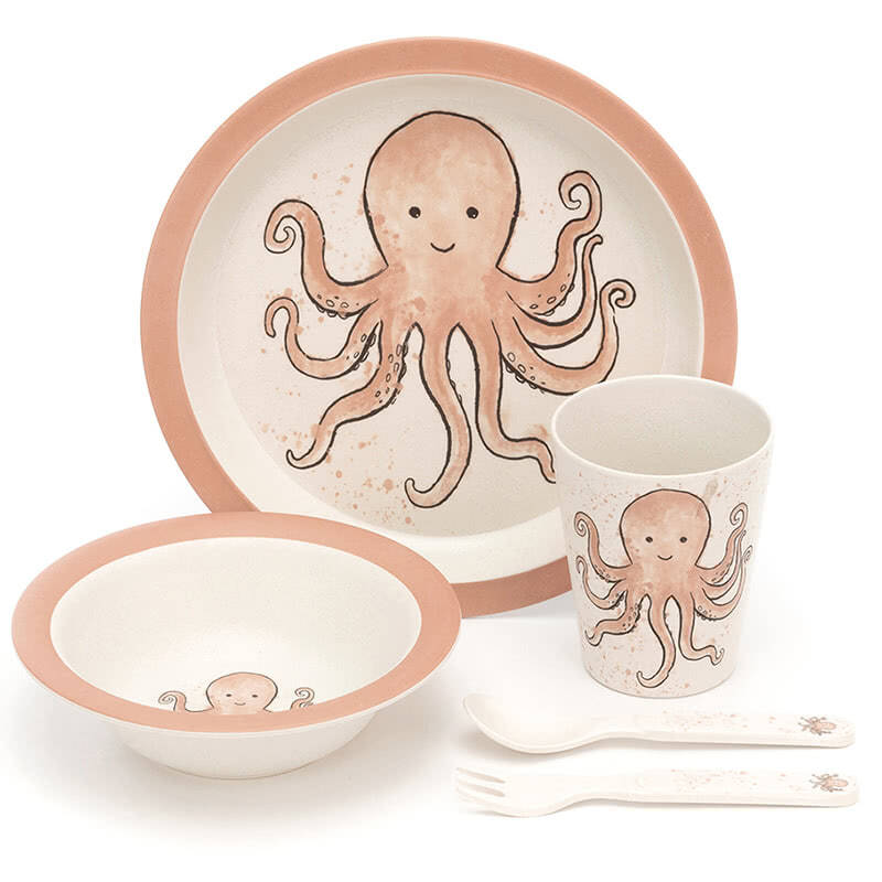 Odell Octopus Bamboo Set