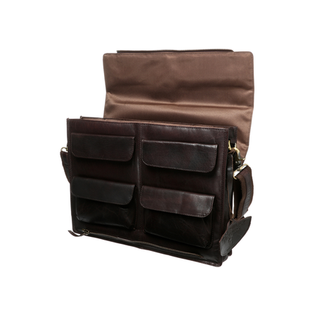 Tinnakeenly Leathers Mac Book Satchel Bag